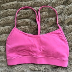 Lululemon Flow Y Bra Size 2 Pink